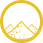 Yellow Icon of a Mountain